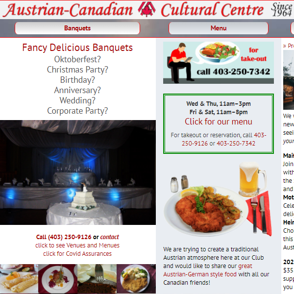 Austrian-Canadian Cultural Centre - Austrian organization in Calgary AB